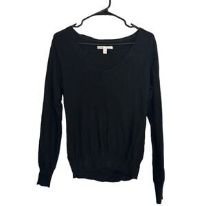 Old Navy Women’s Black Long Sleeve Cotton Blend Pullover Knit Sweater Size Large